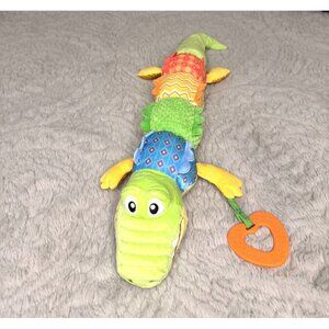 Lamaze Alligator Sensory Crinkle Teether Plush Toy 24" NWOT